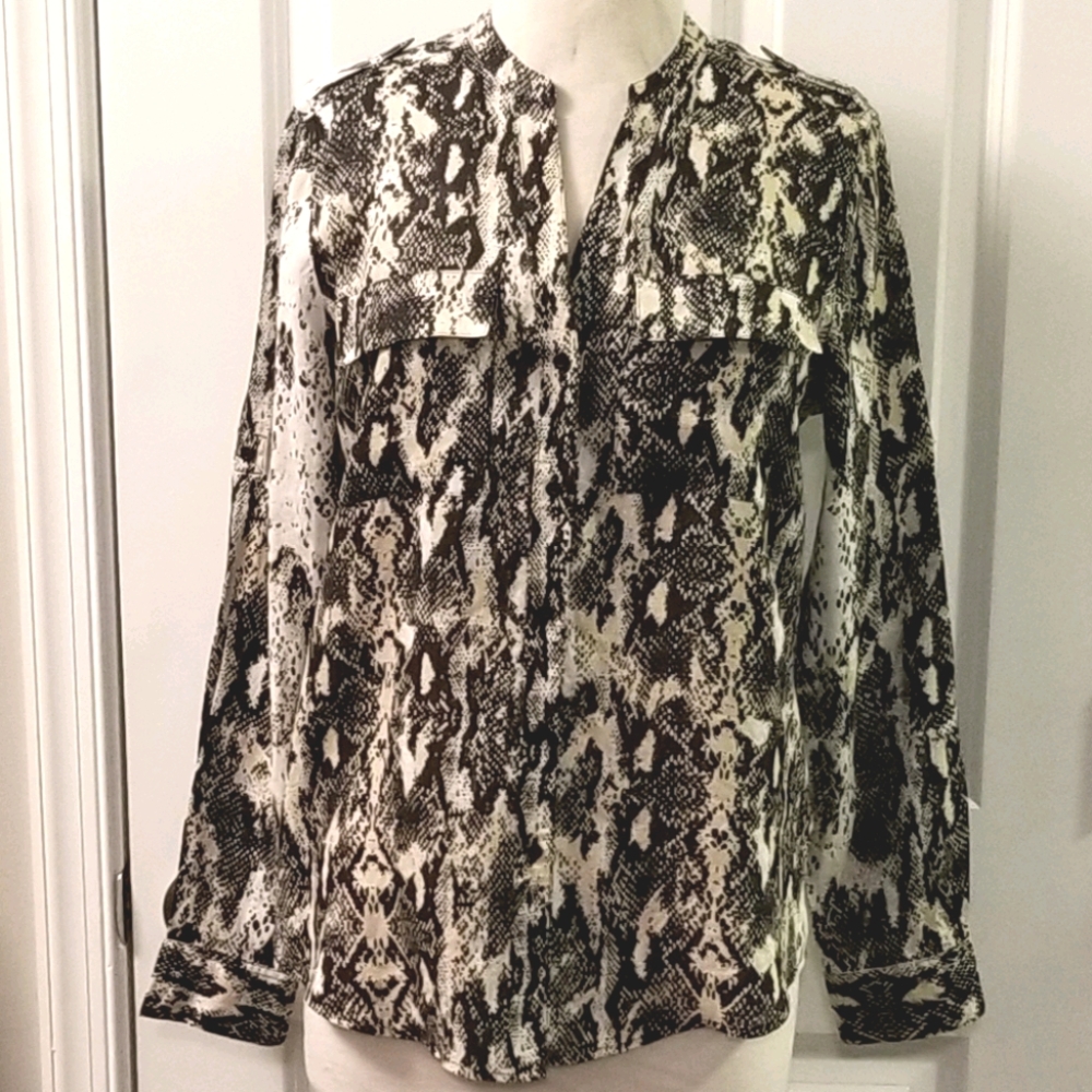 Calvin Klein Snake Print Shirt.